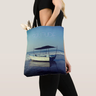 Tote Bag Bateau de pêche à la plage sans votre texte
