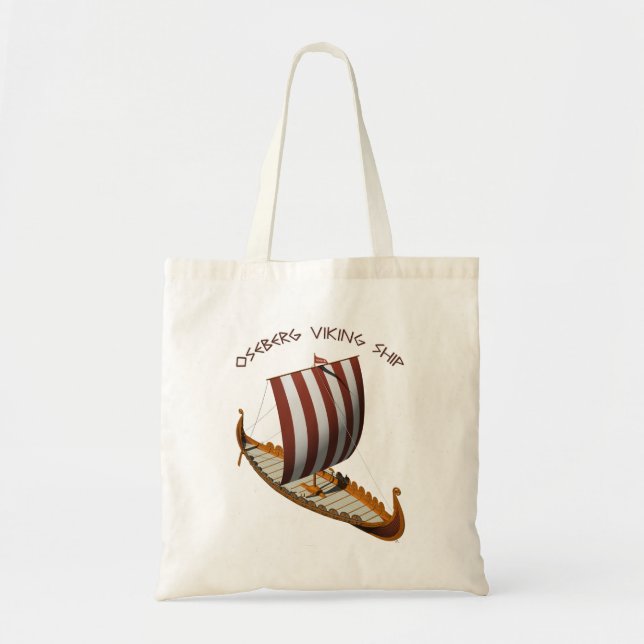 Tote Bag Bateau d'Oseberg Viking (Devant)
