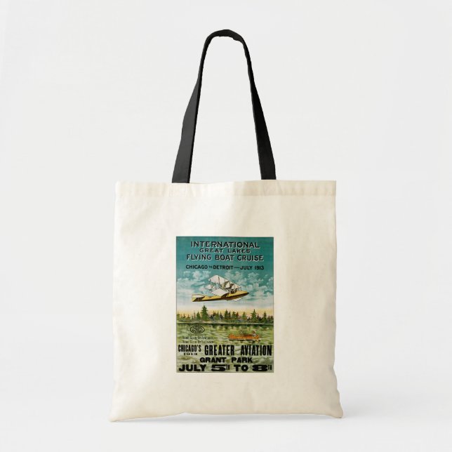 Tote Bag Bateau volant des Grands Lacs (Devant)