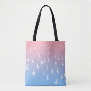 Tote Bag Bateaux à voile sur l'océan