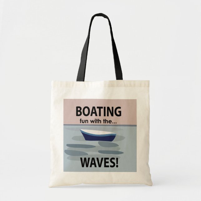 Tote Bag Bateaux Bateaux Plaisir Avec Les Vagues Bateaux (Devant)