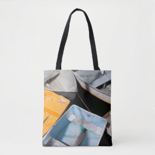 Tote Bag Bateaux colorés sur le quai