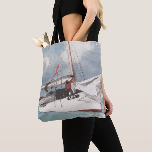 Tote Bag Bateaux de pêche, Key West (De près)