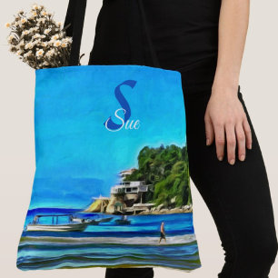 Tote Bag Bateaux de pêche Mismaloya 0346