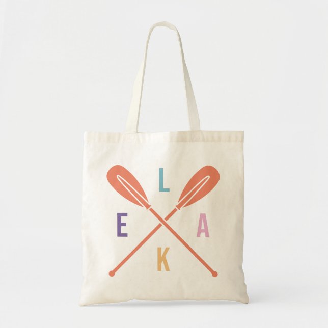 Tote Bag Bateaux du lac (Devant)