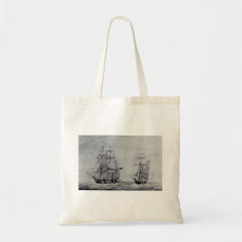 Tote Bag Bateaux Graphiques de l'Océanique Trek Art Fine