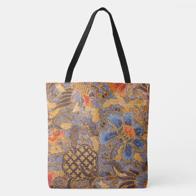 Tote Bag Batik de fantaisie (Devant)