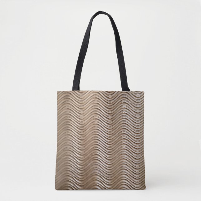 Tote Bag Bâtiment haut en béton blanc (Devant)