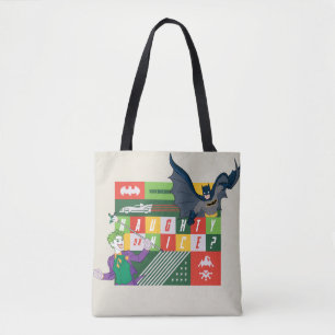 Tote Bag Batman contre Joker "Naughty or Nice"