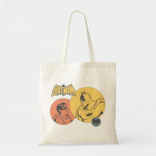 Tote Bag Batman Et Robin Graphic - Distressed