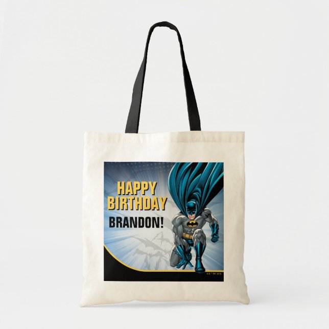 Tote Bag Batman | Joyeux anniversaire (Devant)