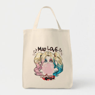 Tote Bag Batman Mad Love Harley Quinn Chewing Bubble Gum