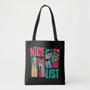 Tote Bag Batman   Père Noël Nice Liste des héros