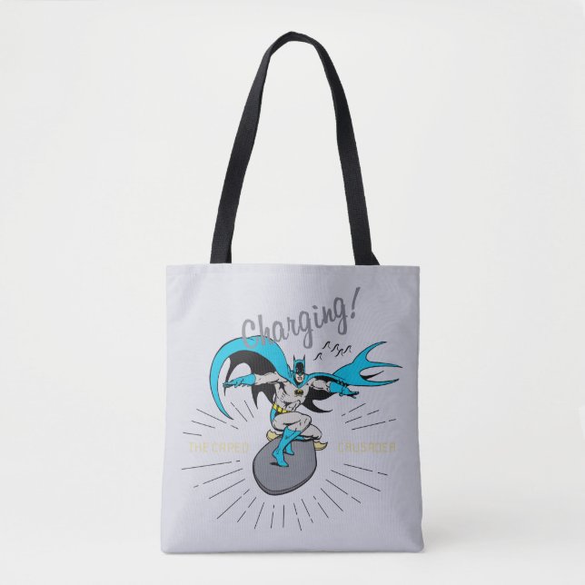 Tote Bag Batman Surfing - Chargement ! (Devant)