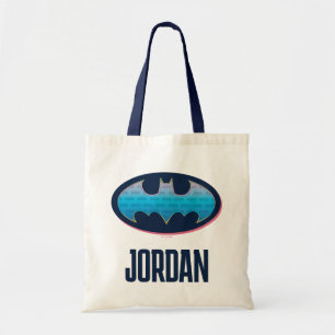 Tote Bag Batman   Symbole rose et bleu