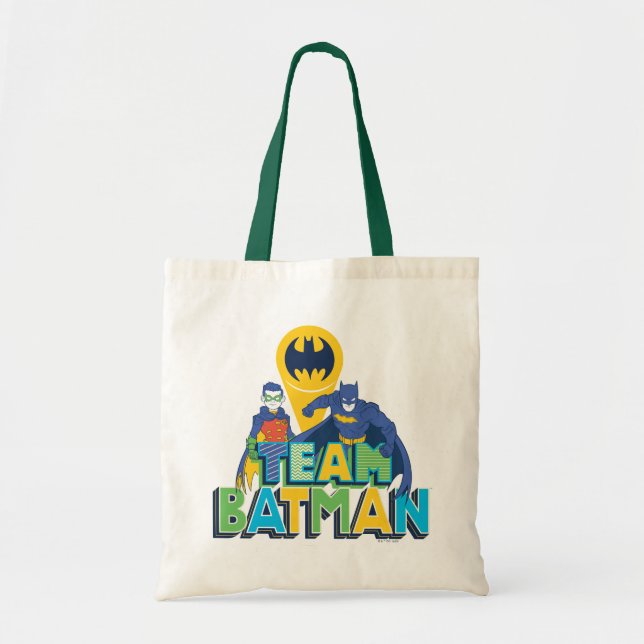 Tote Bag Batman | Team Batman & Robin (Devant)