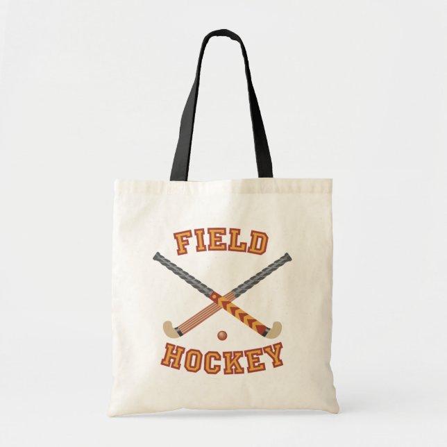 Tote Bag Bâtons de hockey sur gazon (Devant)