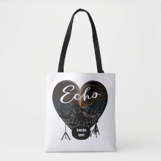 Tote Bag Battement de batteur sur des tambours - écho du