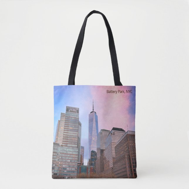 Tote Bag Batterie Park de Staten Island Ferry NYC (Devant)