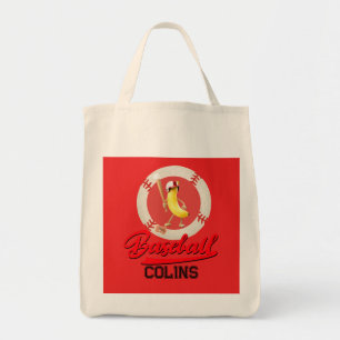 Tote Bag Batteur de Banane Drôle Graphique personnalisé Bas