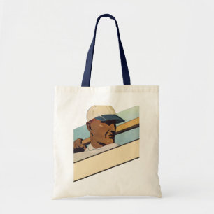 Tote Bag Batteur de baseball de sport vintage, art stylisé