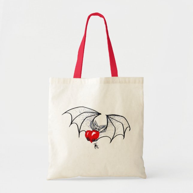 Tote Bag Batty Heart Fourre-tout (Devant)