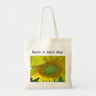 Tote Bag Baumwolltasche Sonnenblume : Bonne journée