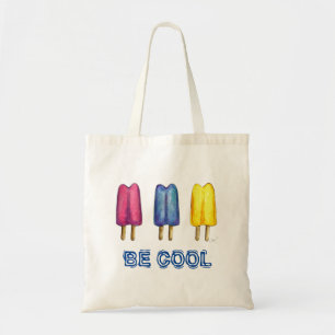 Tote Bag Be Cool Twin Pop Popsicles Popsicles Foodie Fourre