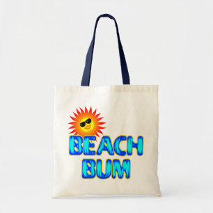 Tote Bag Beach Bum Sunshine Dire Canvas Fourre-tout