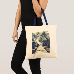 Tote Bag Beach Path Style Art japonais