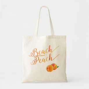 Tote Bag Beach Peach