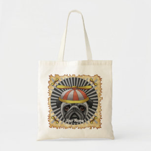 Tote Bag Beanie Pug