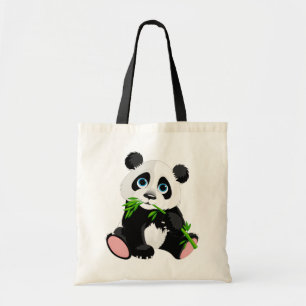 Tote Bag Bear de Panda de caricature mignonne