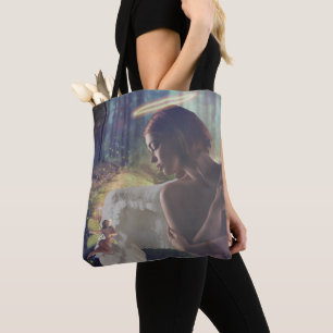 Tote Bag Beau ange avec Imaginaire Fairy Art
