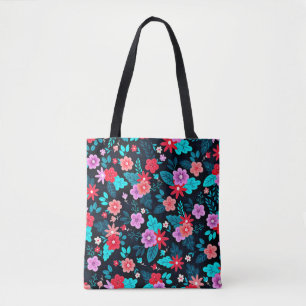 Tote Bag Beau Arrière - plan Floral Ditsy-56676