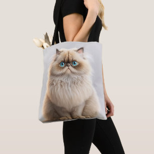 TOTE BAG BEAU CHAT DE CARTOON DE LONGHAIR BIRMAN