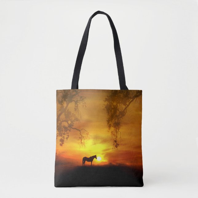 Tote Bag Beau cheval Fourre-tout (Devant)