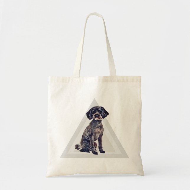 Tote Bag Beau chien de Schnoodle (Devant)