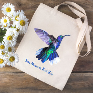 Tote Bag Beau colibri personnalisé