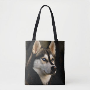 Tote Bag Beau Oreiller Husky Lrow