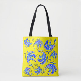 Tote Bag Beaucoup de vagues d'art abstrait