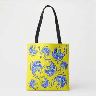 Tote Bag Beaucoup de vagues d'art abstrait