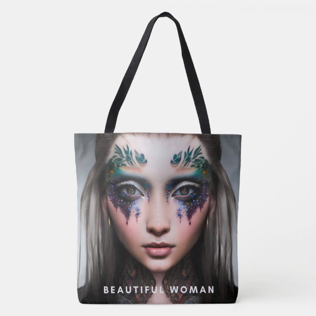 Tote Bag Beautiful woman Tasche (Vorderseite)