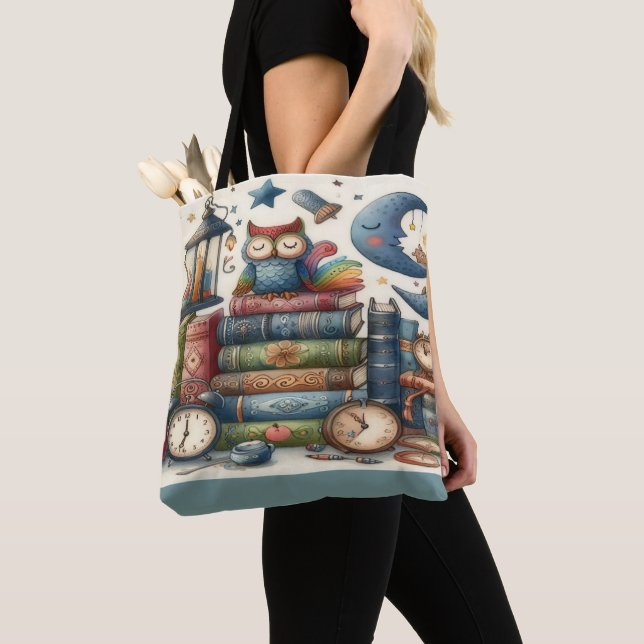 Tote Bag Beaux Livres - Voir Retour - (De près)