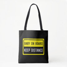 Bébé à bord Conserver le signe de distance