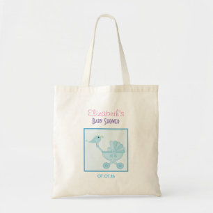 Tote Bag Bébé et maman Bluebirds Baby shower Favoriser