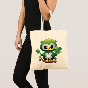 Tote Bag Bébé Hibou Mignon St Patrick Dessin Animé