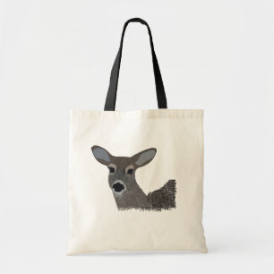 Tote Bag Bécasseau blanc cerf animal mignon
