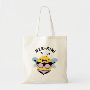 Tote Bag Bee-kini Funny Bee Puns