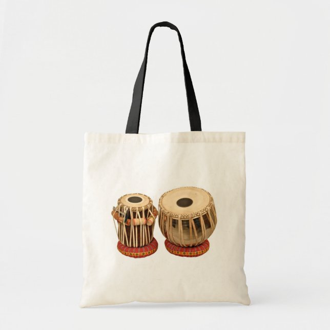 Tote Bag Bel instrument de percussion indien réglé de Tabla (Devant)